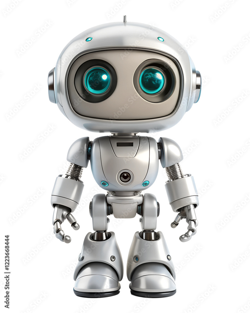 blue robot with background blue robot with background
