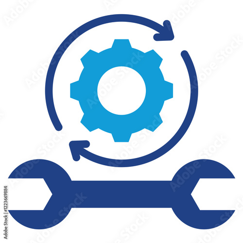 Automation Tool Dual Tone Icon