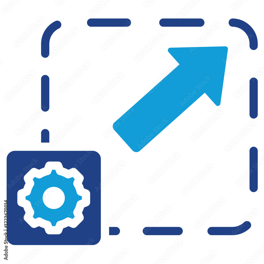 Scalable Architecture Dual Tone Icon Scalable Architecture Dual Tone Icon