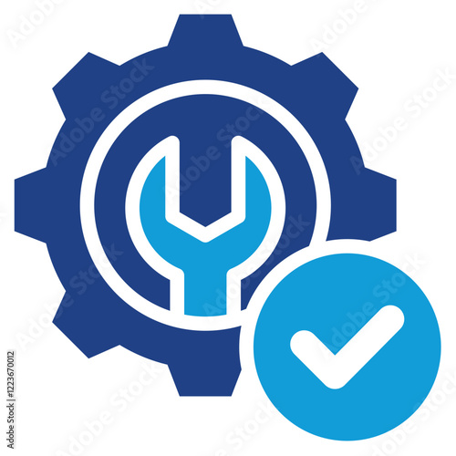 Managed Service Dual Tone Icon