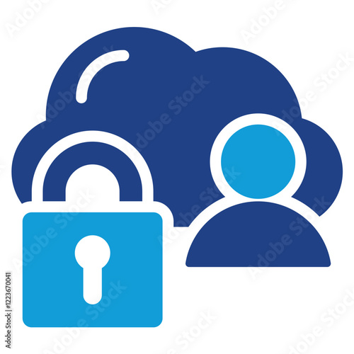 Private Cloud Dual Tone Icon