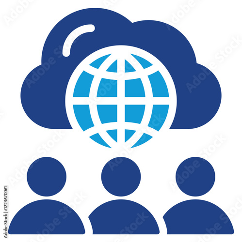 Public Cloud Dual Tone Icon