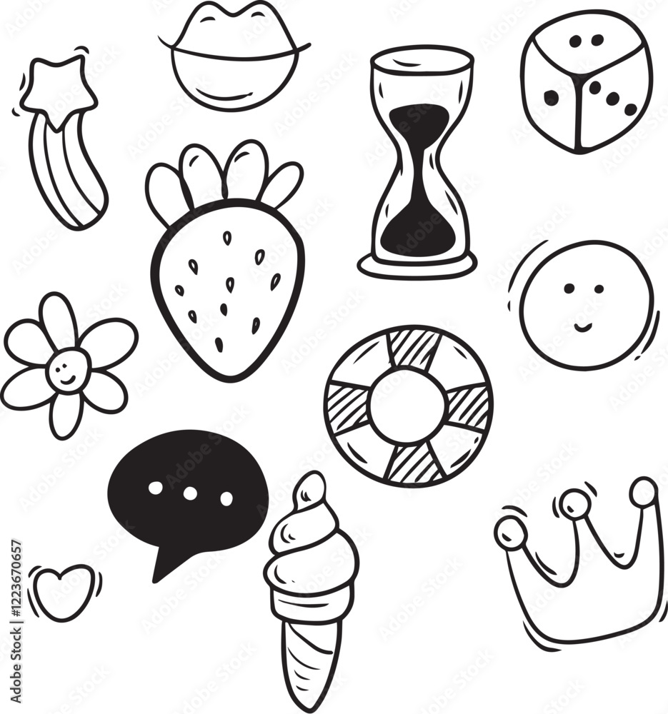 Fototapeta premium Food set