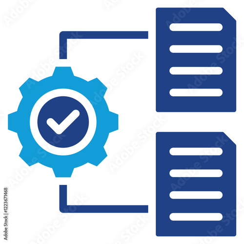 Data Integration Dual Tone Icon