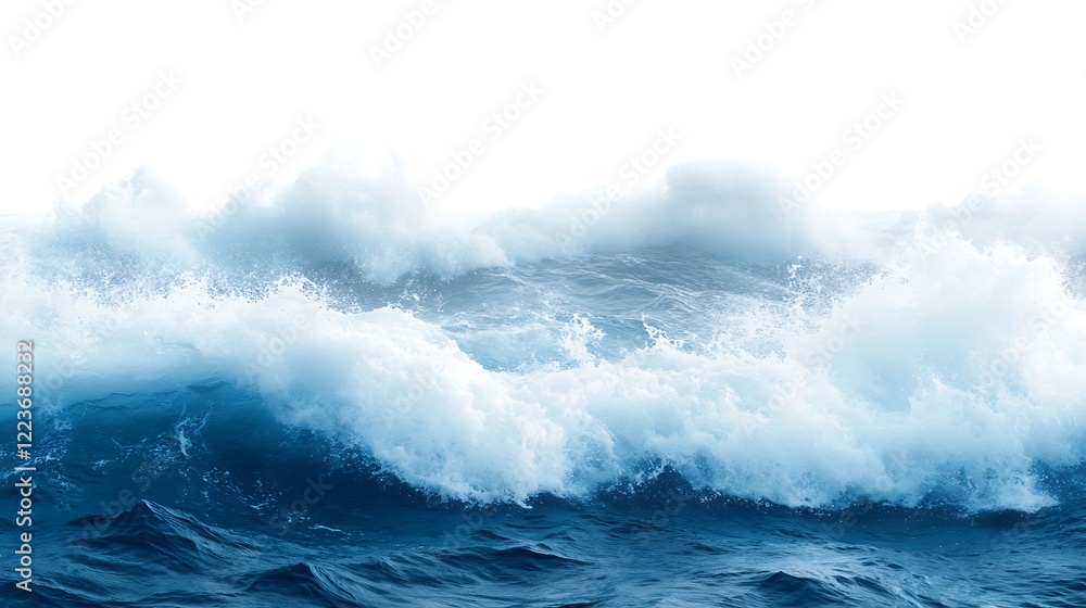 Shimmering textured waves in gradient blues and silvers. Shimmering textured waves in gradient blues and silvers.