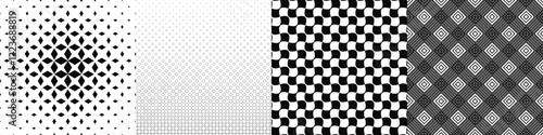 Black and white pattern collection