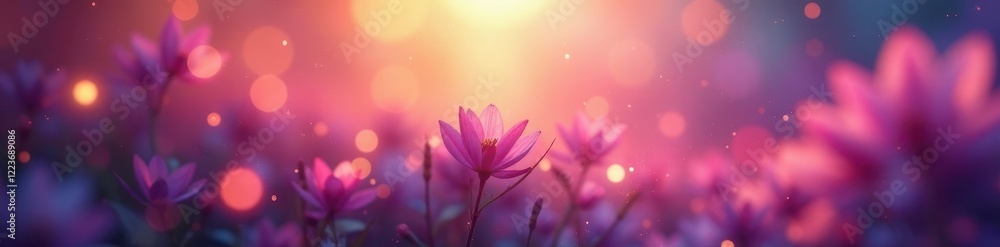 Obraz premium Blurred rainbow streaks, ethereal color field, blurry, colorful blur