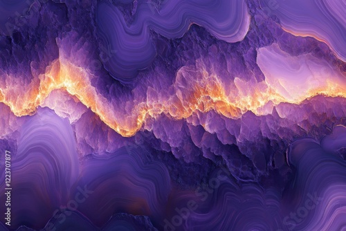 Highresolution ethereal amethyst gradient image with microscopic textureTexture hue transition golden hints luminosity soothing atmosphere