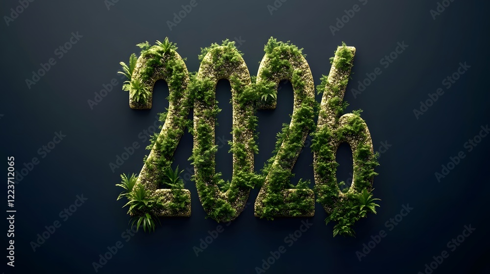 Fototapeta premium green moss on black background