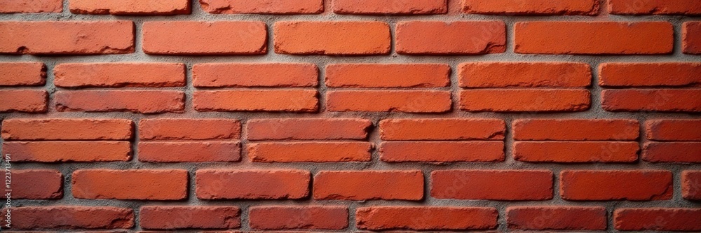 Obraz premium Single red brick against rustic stone background, brick, building