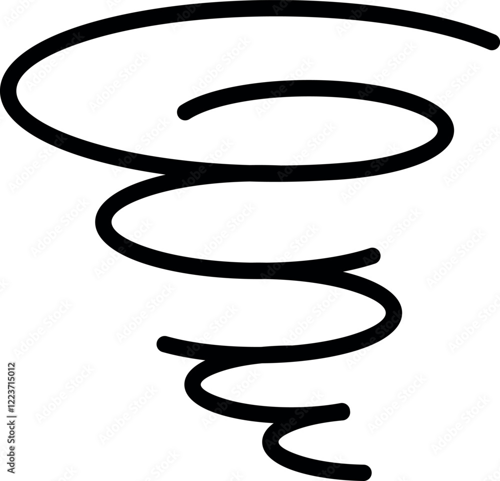 Naklejka premium tornado icon