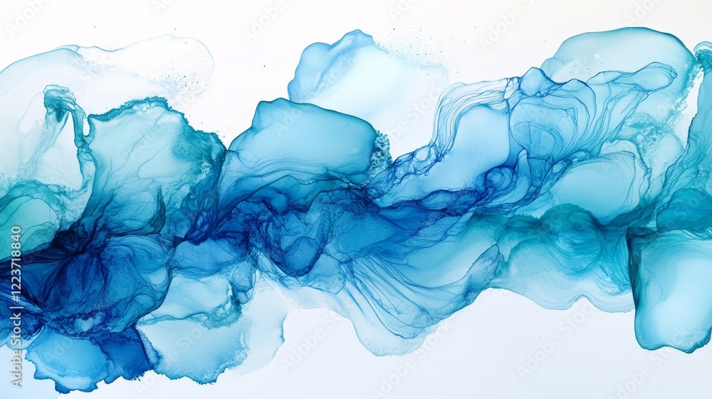 Abstract watercolor paint background by nay blue and teal green with liquid fluid texture for background, banner blue watercolor background. Abstract watercolor paint background by nay blue and teal green with liquid fluid texture for background, banner blue watercolor background.