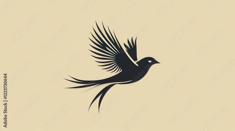 Bird logo design ,vector , illustration and isolate template . Bird logo design ,vector , illustration and isolate template .
