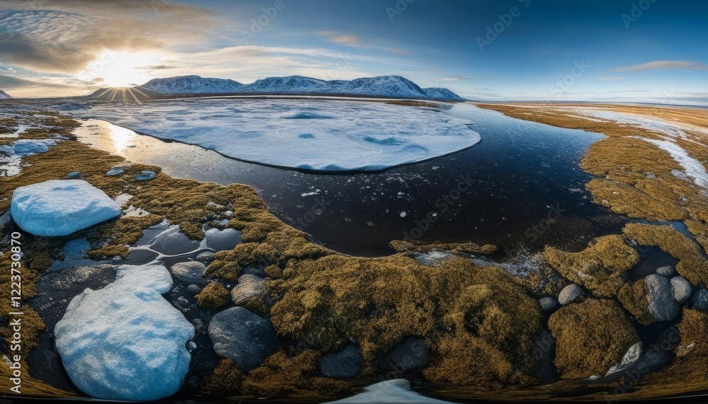 Pristine Arctic Landscape with Ice Pristine Arctic Landscape with Ice