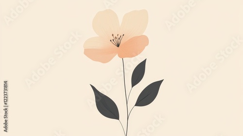 Flat design of flower vector