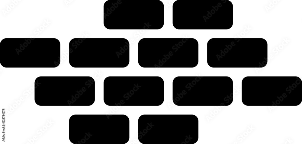 Obraz premium outlane brick wall icon