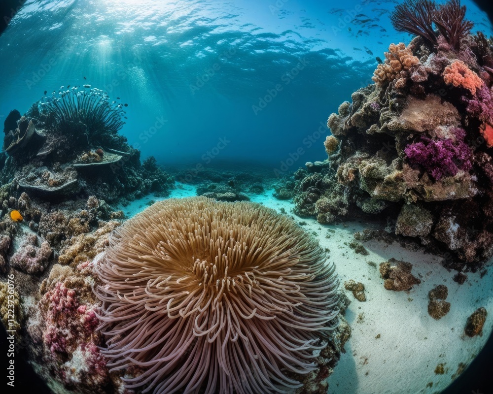 Stunning Coral in Crystal Blue Ocean Stunning Coral in Crystal Blue Ocean