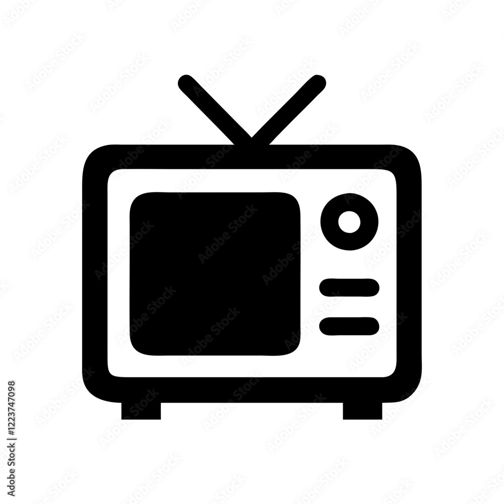 retro tv icon retro tv icon