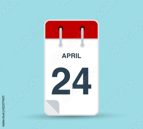 April 24 calendar icon