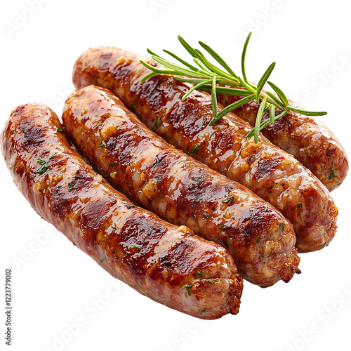 Grilled Rosemary Sausages Delicious Food Image bbq eat meat meal herb isolated on transparent or white background, png