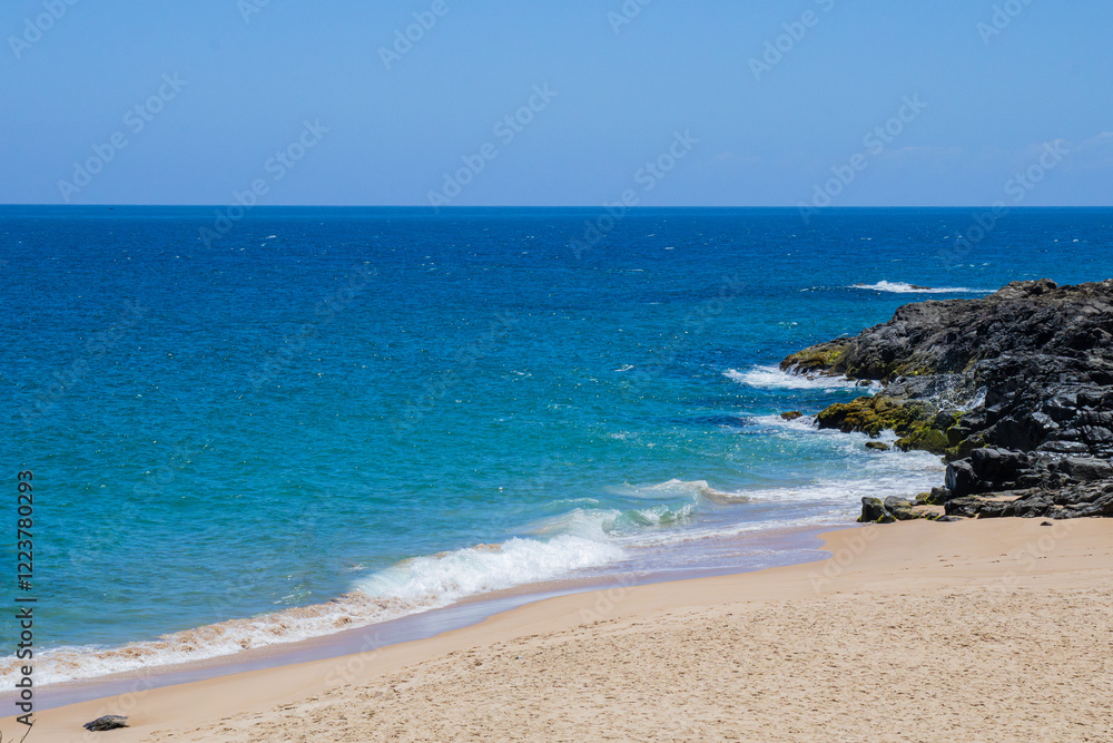 View of the beautiful Praia da Fonte do Boi, Rio Vermelho Salvador, Bahia, Brazil View of the beautiful Praia da Fonte do Boi, Rio Vermelho Salvador, Bahia, Brazil