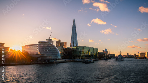 Photography Sunset behind the Shard