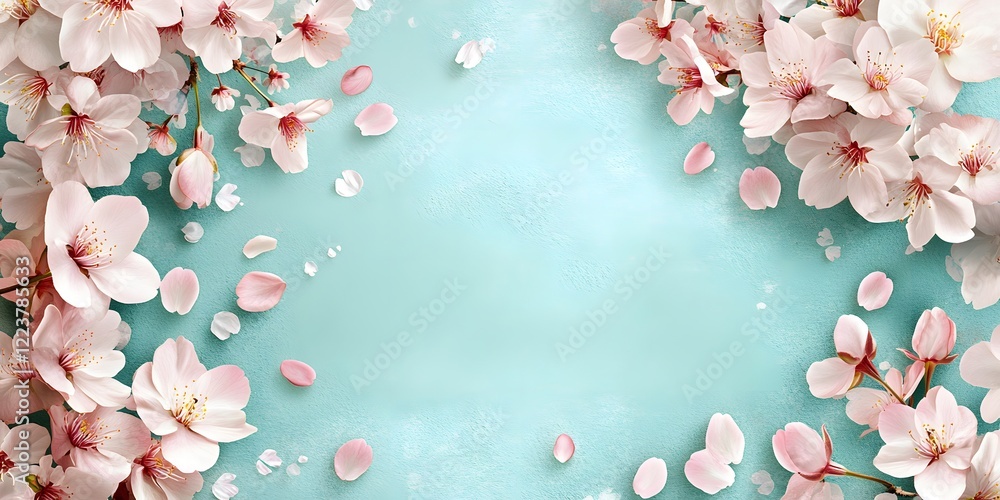 Obraz premium pink and white flowers