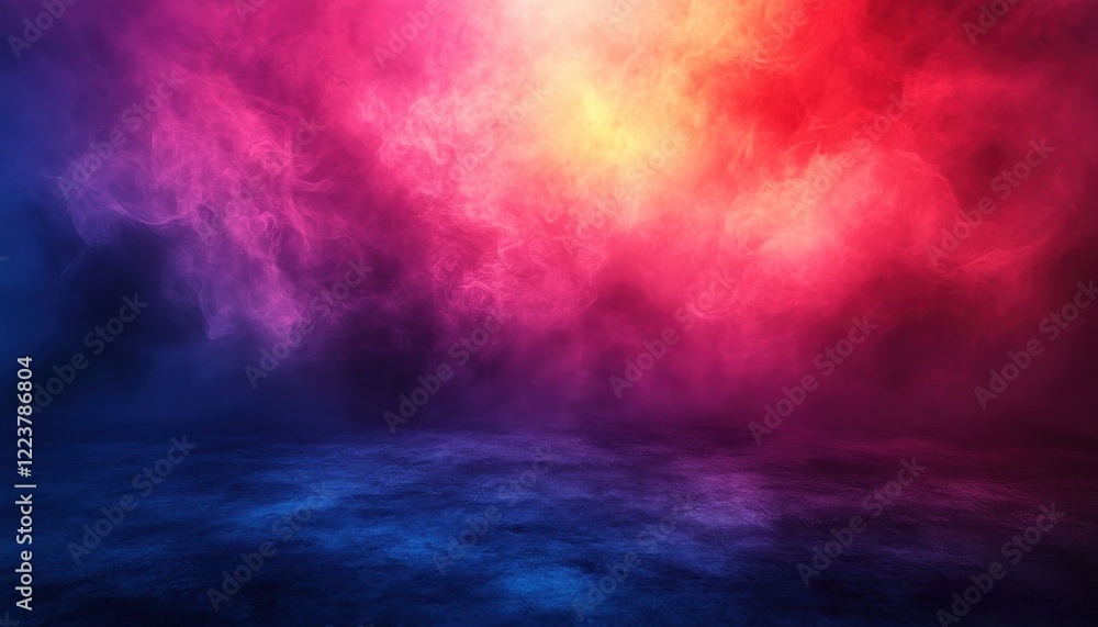 Vibrant Red and Blue Abstract Gradient Background with Grainy Texture and High Contrast Lighting Vibrant Red and Blue Abstract Gradient Background with Grainy Texture and High Contrast Lighting