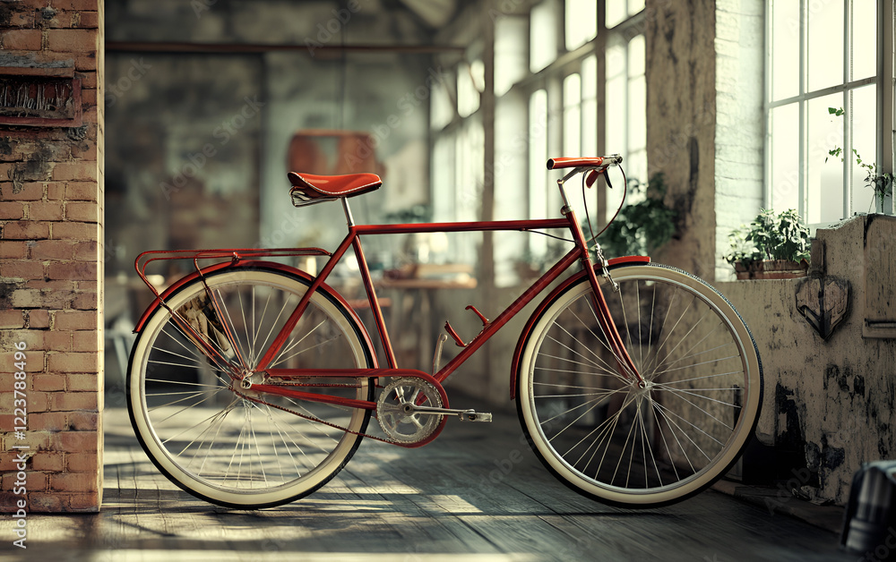 Fototapeta premium High-Performance Bike with LG Logo Accent