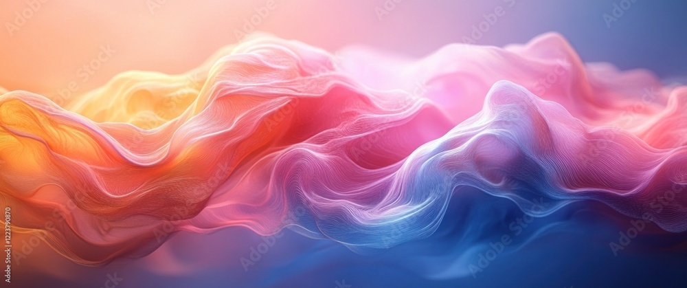 Abstract Color Gradient Background with Flowing Pink Blue Orange and Dreamy Textures for Web and Poster Design Abstract Color Gradient Background with Flowing Pink Blue Orange and Dreamy Textures for Web and Poster Design