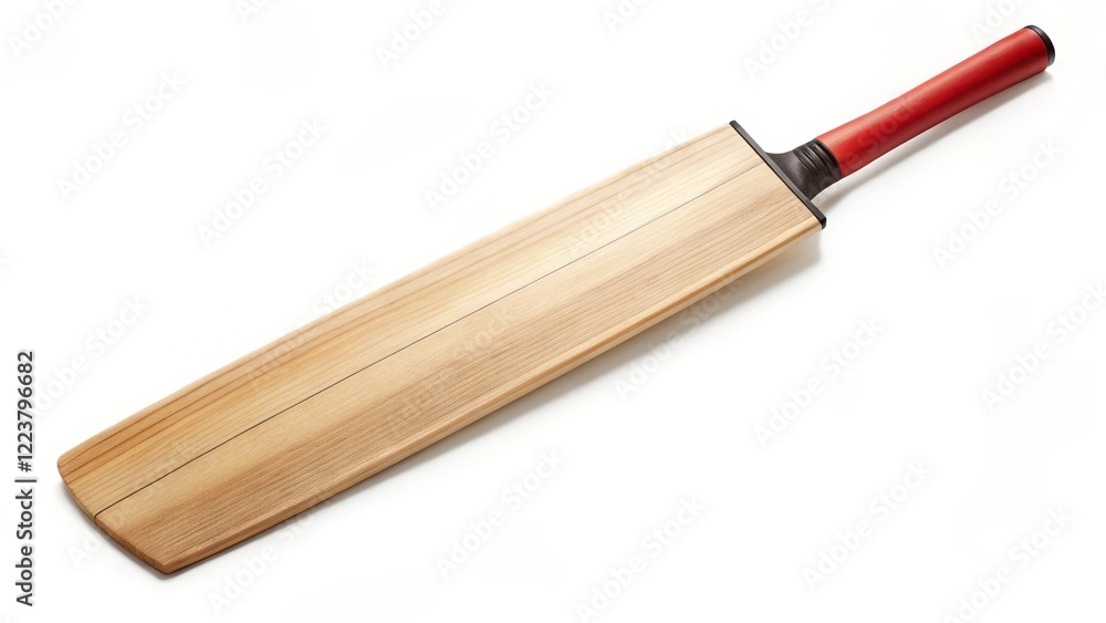 Fototapeta premium Cricket Bat on White Background