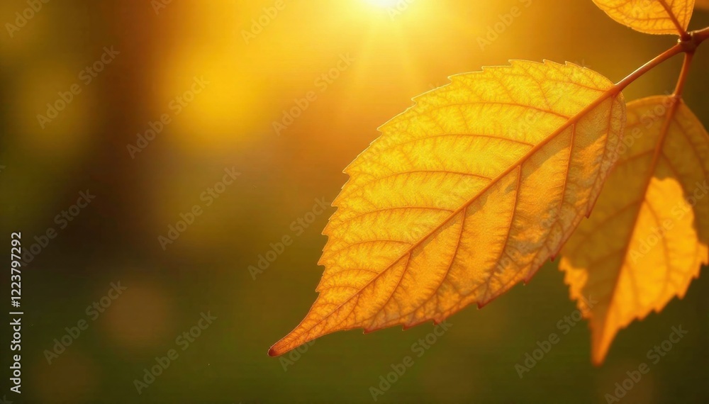 Golden sunshine leaf texture, textured, summer Golden sunshine leaf texture, textured, summer