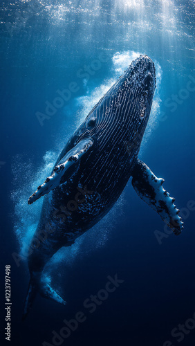 aggressive blue whale 