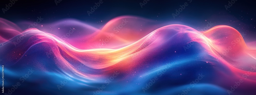 Vibrant Blue Pink Gradient Abstract Background with Dark Noise Texture and Glowing Wave Design for Posters and Banners Vibrant Blue Pink Gradient Abstract Background with Dark Noise Texture and Glowing Wave Design for Posters and Banners