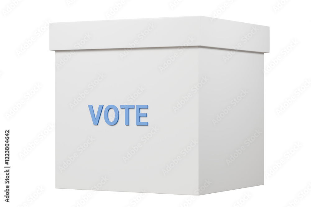 3d Vote box icon. The vote box for election concept. Lucky lottery ticket concept. Choose candidate concept. Minimal Cartoon Ballot box vote model isolated on transparent background. PNG. 3d render. 3d Vote box icon. The vote box for election concept. Lucky lottery ticket concept. Choose candidate concept. Minimal Cartoon Ballot box vote model isolated on transparent background. PNG. 3d render.