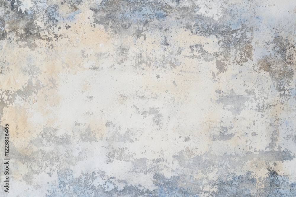 Displaying a distressed concrete wall with flaking paint, stains, and discoloration, offering a textured backdrop with a vintage feel for diverse design uses Displaying a distressed concrete wall with flaking paint, stains, and discoloration, offering a textured backdrop with a vintage feel for diverse design uses