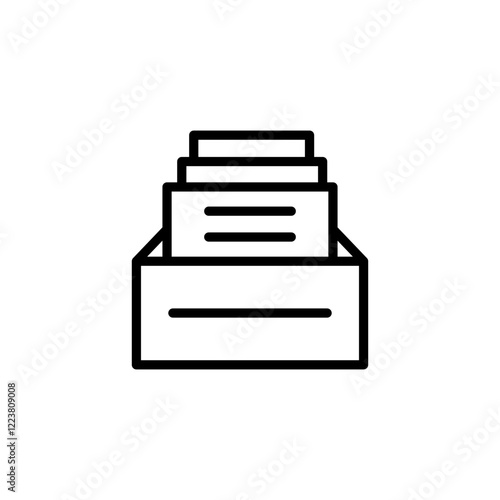 Wallpaper Mural Archive folders icon logo design. Document vector icon. Archive storage icon. Torontodigital.ca