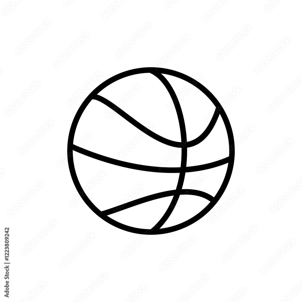 Basketball icon logo design. Basketball ball sign and symbol Basketball icon logo design. Basketball ball sign and symbol