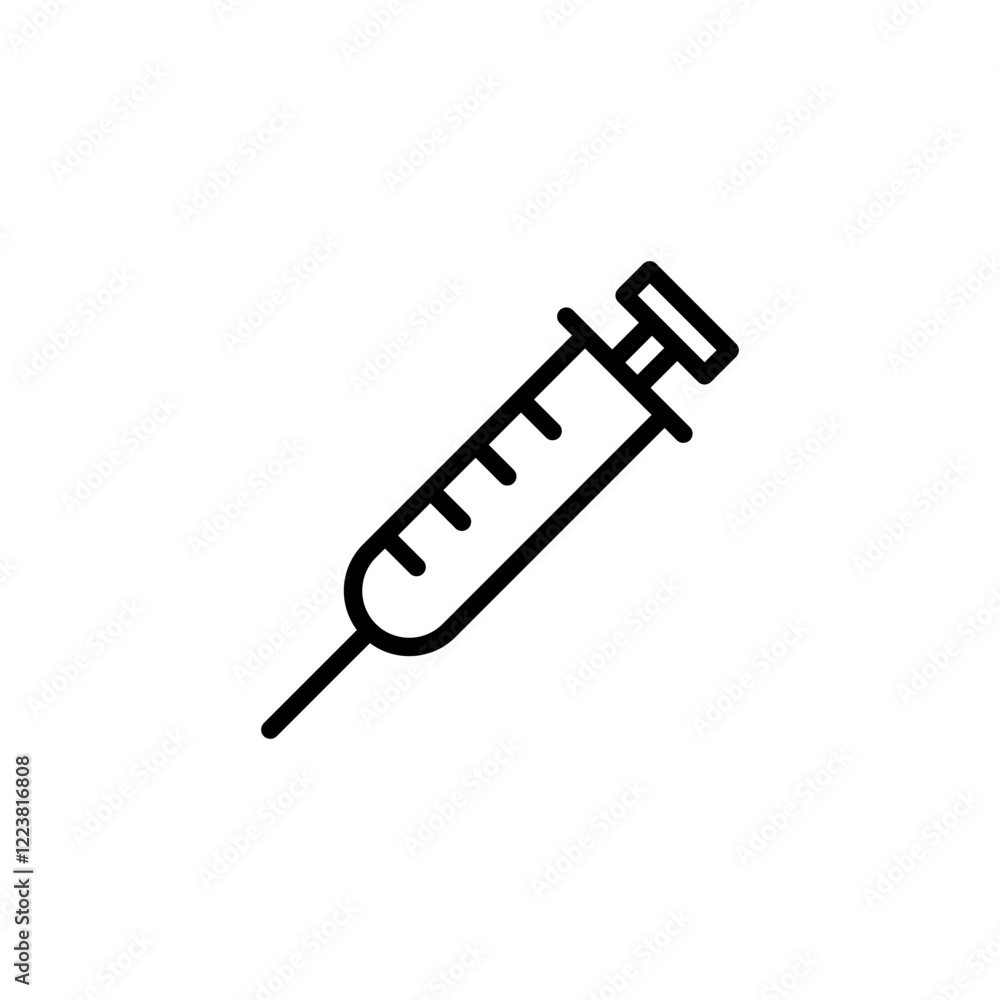 Syringe icon logo design. injection sign and symbol.vaccine icon Syringe icon logo design. injection sign and symbol.vaccine icon