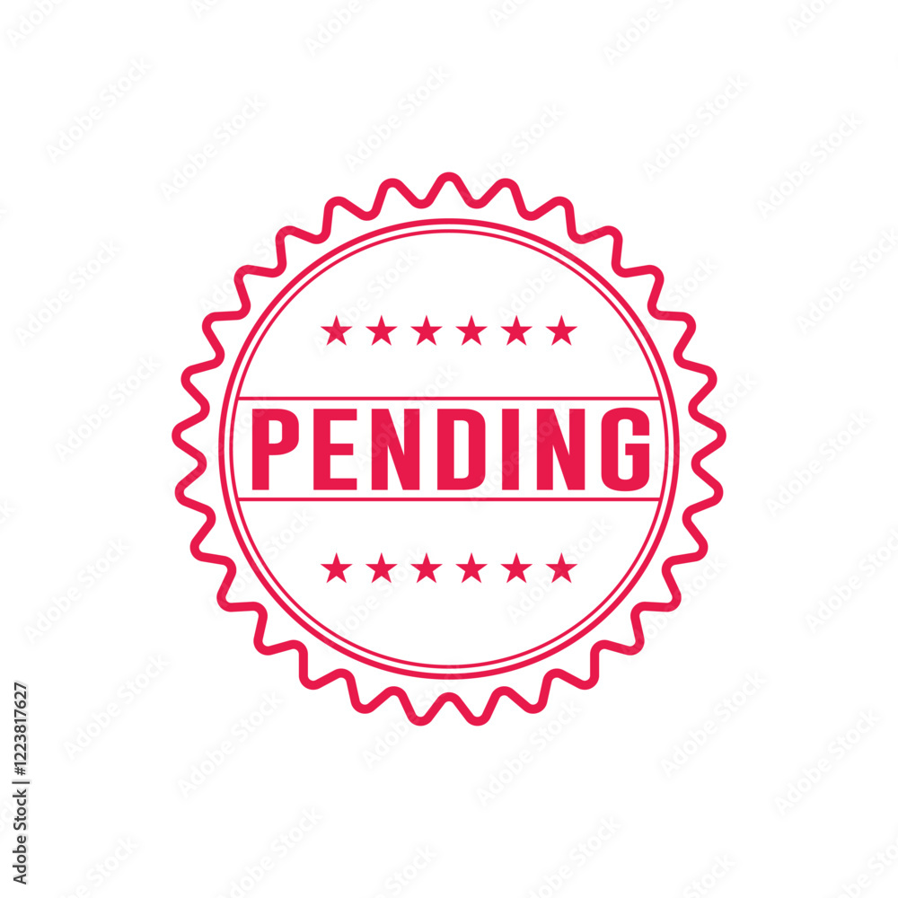 Pending Stamp Graphic design vector element simple and modern Pending Stamp Graphic design vector element simple and modern