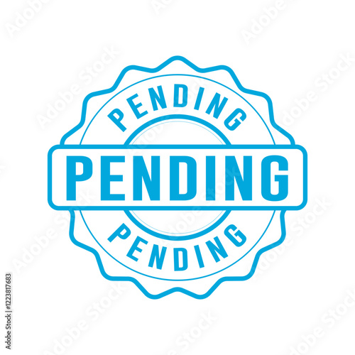 Pending Stamp Graphic design vector element simple and modern