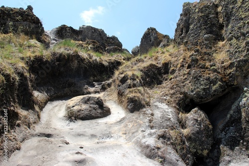 Cumbemayo Archaeological Complex and Nature Reserve, pre-columbian ruims in Cajamarca, Peru.