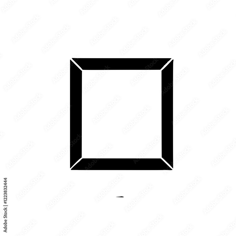 Bold Black Square Frame: A minimalist design featuring a stark black square frame against a clean background, perfect for adding a modern and geometric touch to your projects. Bold Black Square Frame: A minimalist design featuring a stark black square frame against a clean background, perfect for adding a modern and geometric touch to your projects.