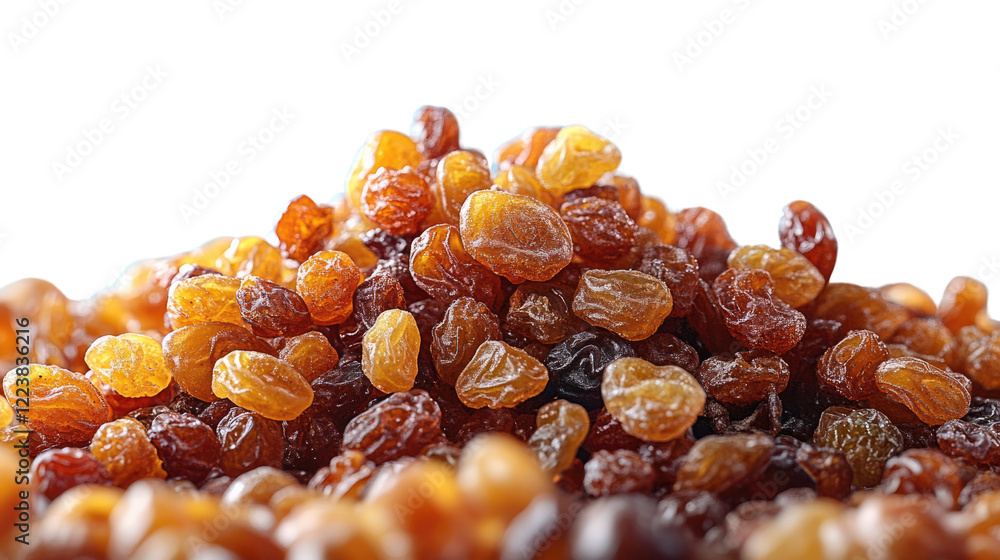 Golden Raisins Abundance: A close-up shot of a pile of plump, golden raisins, showcasing their rich color and texture. The image evokes feelings of warmth, sweetness, and abundance. Golden Raisins Abundance: A close-up shot of a pile of plump, golden raisins, showcasing their rich color and texture. The image evokes feelings of warmth, sweetness, and abundance.