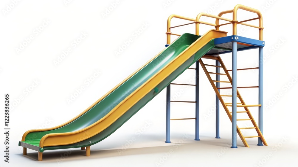 Naklejka premium Children's Playground Slide