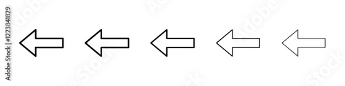 Free Download Arrow left icon Vector logo sign - GFXLoad