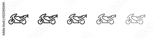 Bike icon Vector logo sign