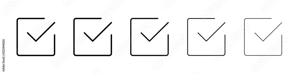Check icon Vector logo sign Check icon Vector logo sign