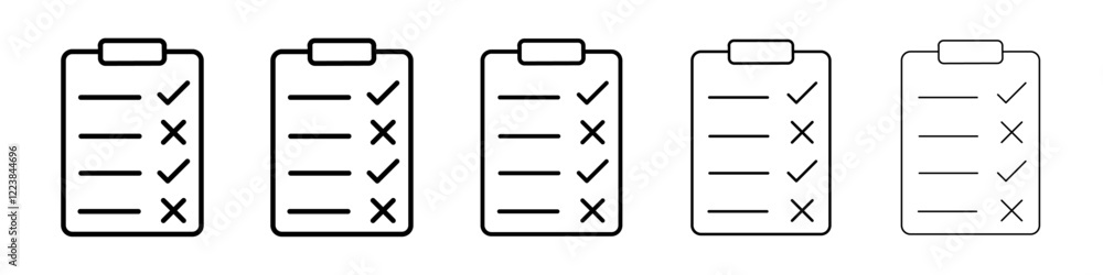 Checklist icon Vector logo sign Checklist icon Vector logo sign