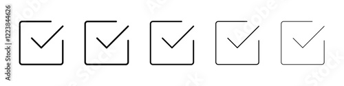 Check icon Vector logo sign